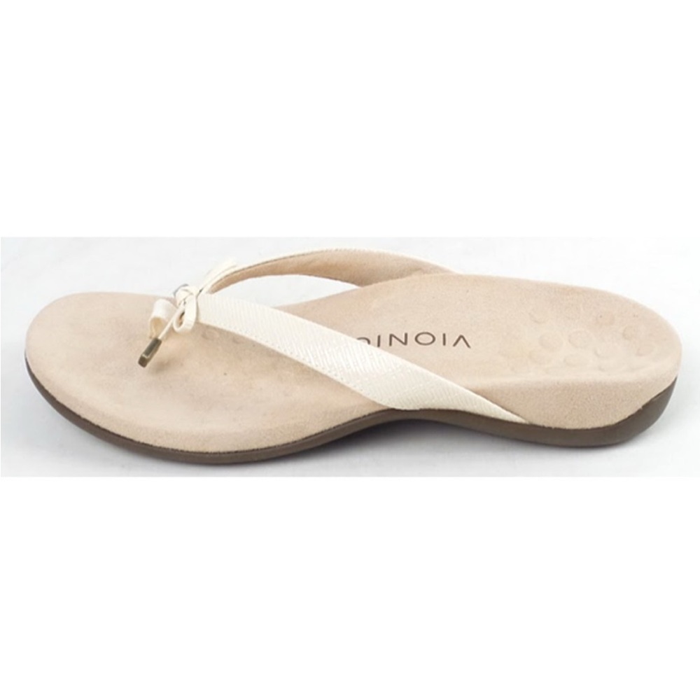 Vionic Rest Bella ll Thong Sandal Cream size 10